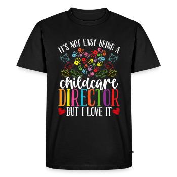 Daycare Provider Day Care a Daycare Director - Men's Premium Organic T-Shirt - black - Front - Nico (187cm)