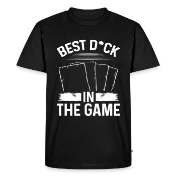 Trading Card Game Collecting Best Deck in the Game - Men's Premium Organic T-Shirt - black - Front - Nico (187cm)
