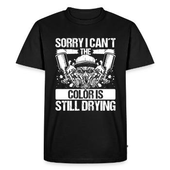 Technicien de carrosserie De véhicule Pulvérisateur de voiture Peintre de voiture - T-shirt Premium bio Homme - noir - Devant - Nico (187cm)