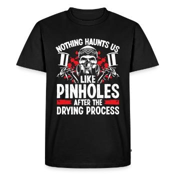 Technicien de carrosserie sèche-auto ehicle Car Painter - T-shirt Premium bio Homme - noir - Devant - Nico (187cm)
