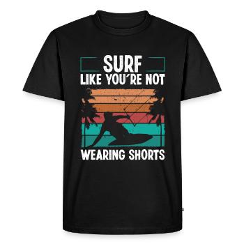 Kitesurfer Kite Kiteboarder Kitesurf Kiteboard - T-shirt Premium bio Homme - noir - Devant - Nico (187cm)