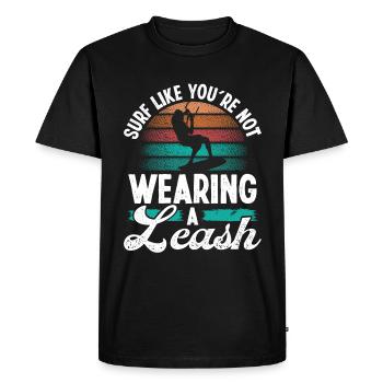 Kieboarder Kite Leash Kitesurfer Rétro Kitesurf - T-shirt Premium bio Homme - noir - Devant - Nico (187cm)