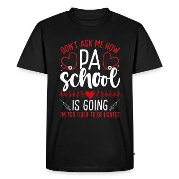 Adjoint au médecin de la fête de remise des diplômes de l’école PA - T-shirt Premium bio Homme - noir - Devant - Nico (187cm)
