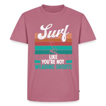Windsurfer Vintage Windsurfing Board Windsurf - Männer Premium Bio T-Shirt - Mauve - Vorne - Nico (187cm)