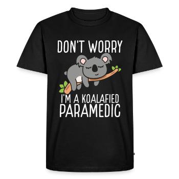 Ambulance Technician Koala Emergency Medical EMT - Men's Premium Organic T-Shirt - black - Front - Nico (187cm)