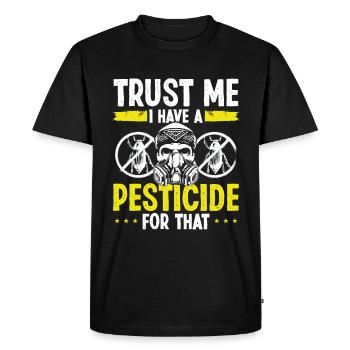 Pest Control Pest Controller Bug Killer Worker - Men's Premium Organic T-Shirt - black - Front - Nico (187cm)