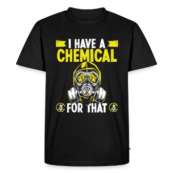Pest Control Technician Chemical Worker - Men's Premium Organic T-Shirt - black - Front - Nico (187cm)
