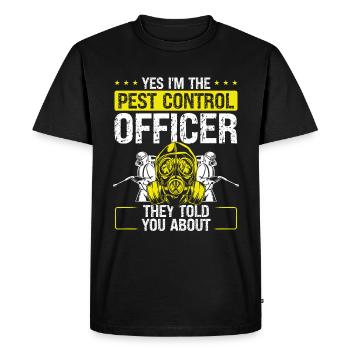 Pest Control Extermination Worker Pesticide - Men's Premium Organic T-Shirt - black - Front - Nico (187cm)