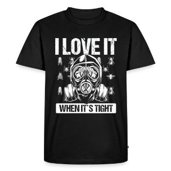 Pest Control Worker Pest Control Technician - Men's Premium Organic T-Shirt - black - Front - Nico (187cm)