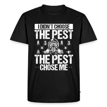 Pest Control Worker Animal Control Technician - Men's Premium Organic T-Shirt - black - Front - Nico (187cm)