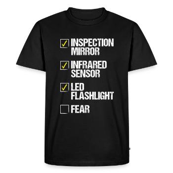 Animal Control Officer Pest Control Technician - Men's Premium Organic T-Shirt - black - Front - Nico (187cm)