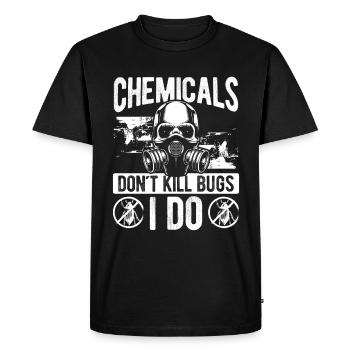 Pest Control Technician don't kill Bugs I doPest Co - Men's Premium Organic T-Shirt - black - Front - Nico (187cm)