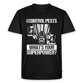 Pest Control Worker Whats your Animal Control - Men's Premium Organic T-Shirt - black - Front - Nico (187cm)