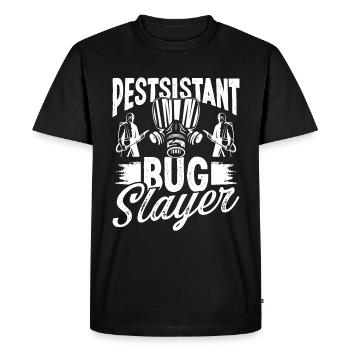 Pest Control Technician Animal Officer Chemicals - Men's Premium Organic T-Shirt - black - Front - Nico (187cm)