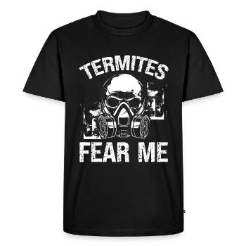 Termite Control Technician Termites me Bug Control - Men's Premium Organic T-Shirt - black - Front - Nico (187cm)