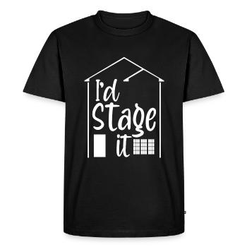 Home Staging I stage it Interior Stager - T-shirt Premium bio Homme - noir - Devant - Nico (187cm)