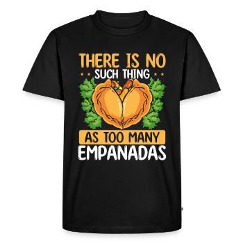 Empada Lover Pas d’Empanadas Colombia - T-shirt Premium bio Homme - noir - Devant - Nico (187cm)