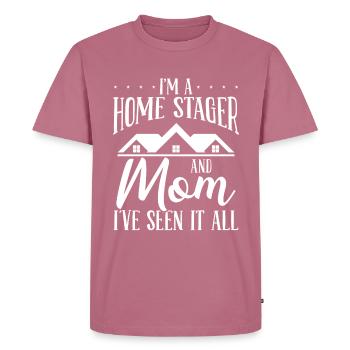 Home Stager Mom Decorating Mothers Mama Staging - Men's Premium Organic T-Shirt - mauve - Front - Nico (187cm)