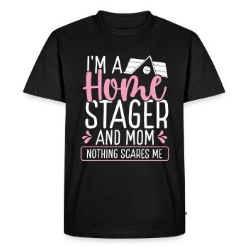 Home Staging Mom Mothers Day Mama Stager - Men's Premium Organic T-Shirt - black - Front - Nico (187cm)