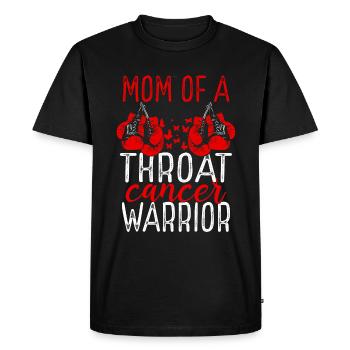 Maman Sensibilisation au cancer de la gorge Fête des mères Maman - T-shirt Premium bio Homme - noir - Devant - Nico (187cm)