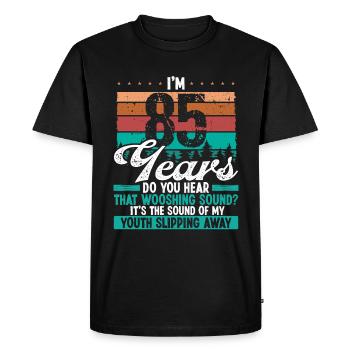 85 ans drôle Getting Old Humor Idée d’anniversaire - T-shirt Premium bio Homme - noir - Devant - Nico (187cm)