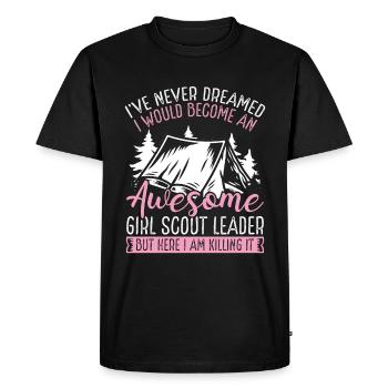 Chef scout scout Clubs féminins scouts - T-shirt Premium bio Homme - noir - Devant - Nico (187cm)