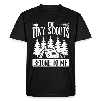 Girl Scout Leader Tiny Scouts belong to me Club - Men's Premium Organic T-Shirt - black - Front - Nico (187cm)