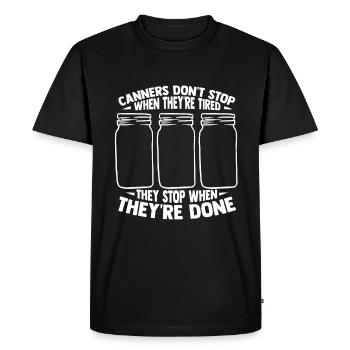 Homesteader Canning Season Nourriture du terroir - T-shirt Premium bio Homme - noir - Devant - Nico (187cm)