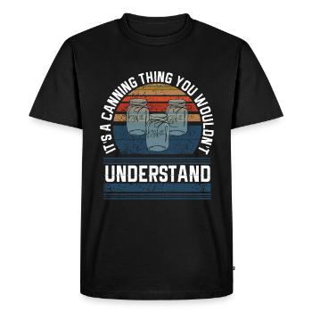 Homesteader Canning Thing Conservation des aliments - T-shirt Premium bio Homme - noir - Devant - Nico (187cm)