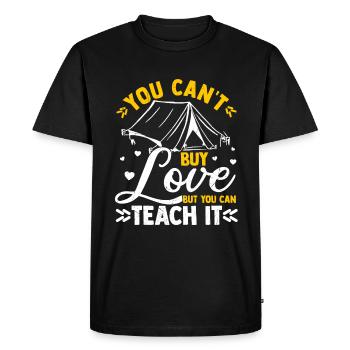 Group Girl Scout Leader Boy Scouts Scouting Team - Men's Premium Organic T-Shirt - black - Front - Nico (187cm)