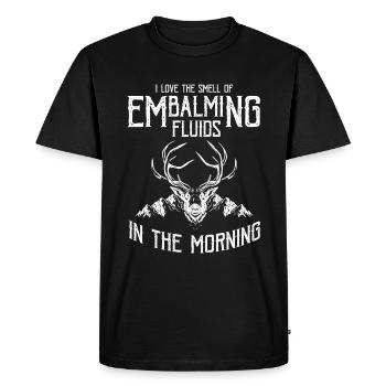 Taxidermist Dead Animals Perserve Fluids Taxidermy - Men's Premium Organic T-Shirt - black - Front - Nico (187cm)