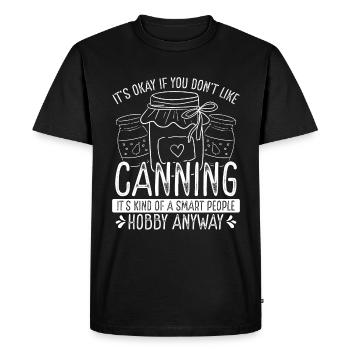 Saison de mise en conserve Conservation des aliments Homesteader - T-shirt Premium bio Homme - noir - Devant - Nico (187cm)