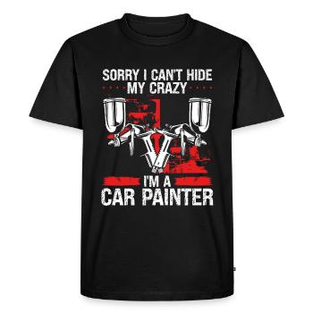 Automobile Peintre de voiture Detailer Pulvérisateur de véhicule - T-shirt Premium bio Homme - noir - Devant - Nico (187cm)