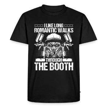 Automotive Car Painter Walks Booth Vehicle Sprayer - T-shirt Premium bio Homme - noir - Devant - Nico (187cm)