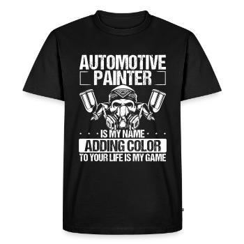 Automotive Car Painter Couleur à votre véhicule de vie - T-shirt Premium bio Homme - noir - Devant - Nico (187cm)