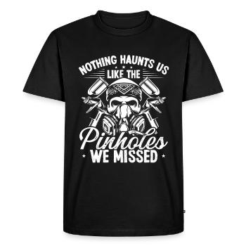 Automobile Peinture de voiture Pinholes que nous avons manqués Véhicule - T-shirt Premium bio Homme - noir - Devant - Nico (187cm)