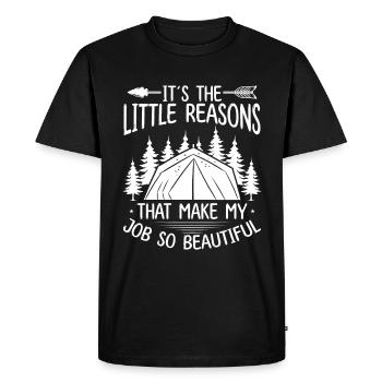 Scouting Girl Scout Leader Scouting Boy Scouts - Men's Premium Organic T-Shirt - black - Front - Nico (187cm)