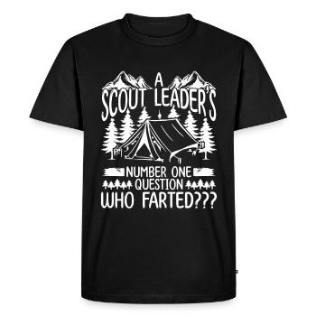 Girl Scout Leader Scoutign Boy Scouts Scouting - Men's Premium Organic T-Shirt - black - Front - Nico (187cm)