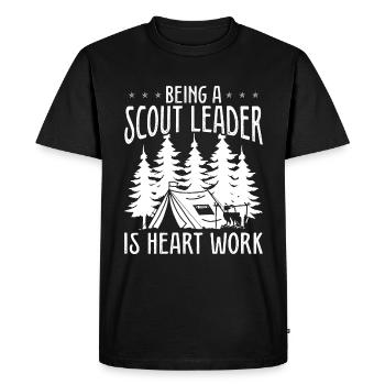 Scouting Girl Scout Leader Scouting Tour Boy Scout - Men's Premium Organic T-Shirt - black - Front - Nico (187cm)