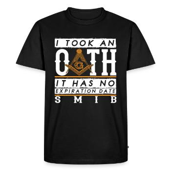 Cadeau maçonnique I franc-maçonnerie maçonnique - T-shirt Premium bio Homme - noir - Devant - Nico (187cm)