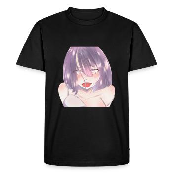 Anime Girl Japonais Esthétique anime Otaku - T-shirt Premium bio Homme - noir - Devant - Nico (187cm)