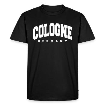 Cologne - T-shirt Premium bio Homme - noir - Devant - Nico (187cm)