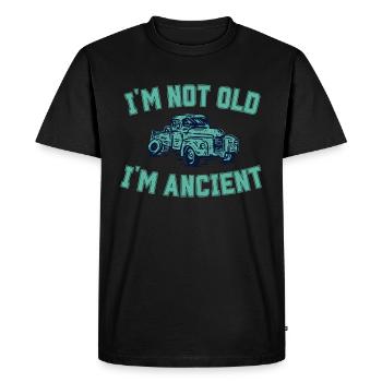 Vieillesse Dire que je ne suis pas vieux, je suis vieux Drôle - T-shirt Premium bio Homme - noir - Devant - Nico (187cm)