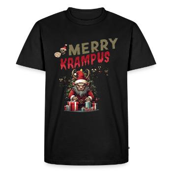 Joyeux Krampus - T-shirt Premium bio Homme - noir - Devant - Nico (187cm)