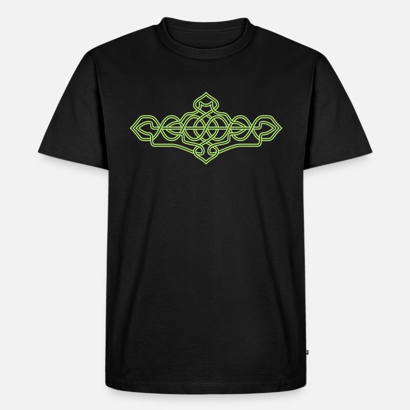Ornament - Männer Premium Bio T-Shirt - Schwarz