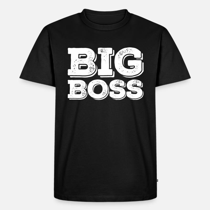Big Boss Chef Macker Proll - Männer Premium Bio T-Shirt - Schwarz