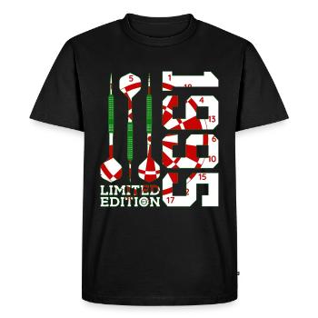 31E ANNIVERSAIRE DARTS ÉDITION LIMITÉE 1995 - T-shirt Premium bio Homme - noir - Devant - Nico (187cm)