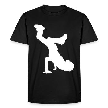 Breakdance 3D cadeau pour les enfants B-Boy Hip Hop Dancing - T-shirt Premium bio Homme - noir - Devant - Nico (187cm)