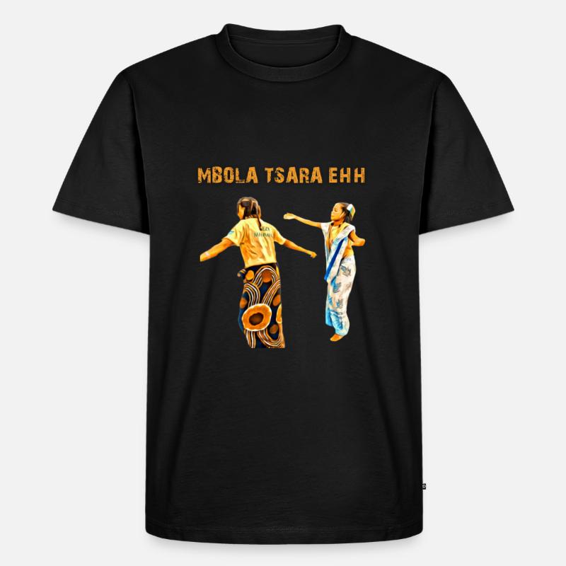 MBOLA TSARA - Männer Premium Bio T-Shirt - Schwarz