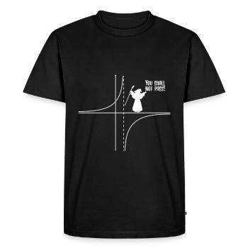 Drôle de cadeau de professeur de mathématiques mathématiques amusant - T-shirt Premium bio Homme - noir - Devant - Nico (187cm)